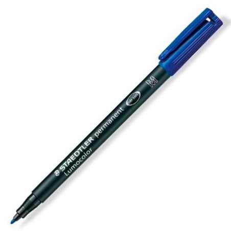 STAEDTLER ROTULADOR PERMANENTE LUMOCOLOR 317-3 M AZUL