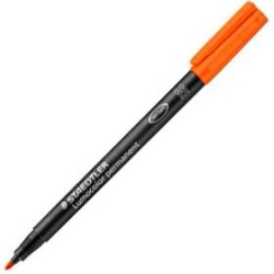 STAEDTLER ROTULADOR PERMANENTE LUMOCOLOR 317 M NARANJA