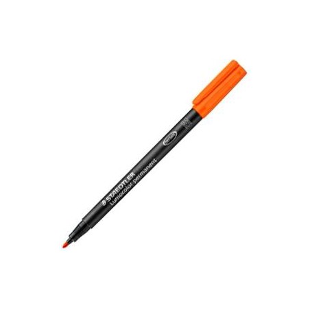 STAEDTLER ROTULADOR PERMANENTE LUMOCOLOR 317 M NARANJA