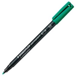 STAEDTLER ROTULADOR PERMANENTE LUMOCOLOR 317-5 M VERDE