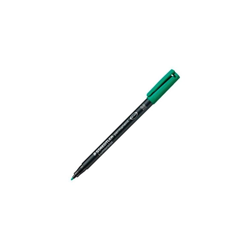 STAEDTLER ROTULADOR PERMANENTE LUMOCOLOR 317-5 M VERDE