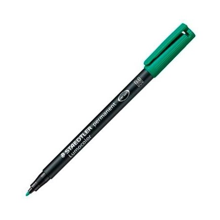 STAEDTLER ROTULADOR PERMANENTE LUMOCOLOR 317-5 M VERDE