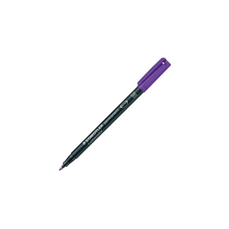 STAEDTLER ROTULADOR PERMANENTE LUMOCOLOR 317-6 M VIOLETA