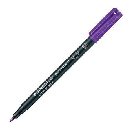 STAEDTLER ROTULADOR PERMANENTE LUMOCOLOR 317-6 M VIOLETA