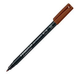 STAEDTLER ROTULADOR PERMANENTE LUMOCOLOR 317-7 M MARRON