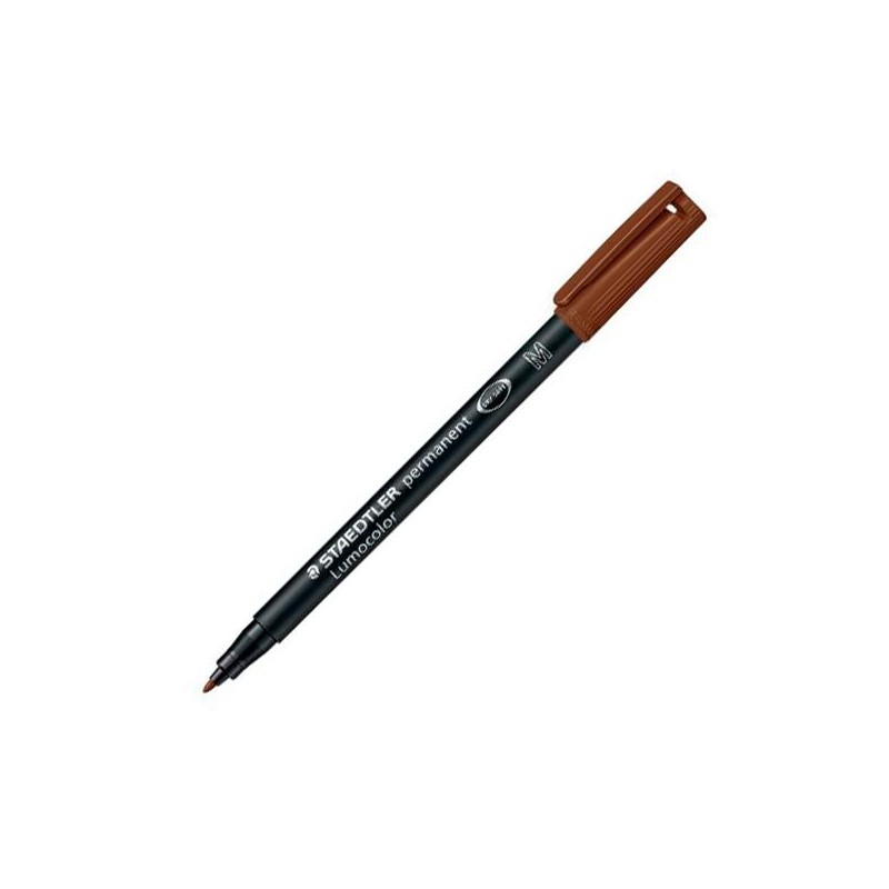 STAEDTLER ROTULADOR PERMANENTE LUMOCOLOR 317-7 M MARRON