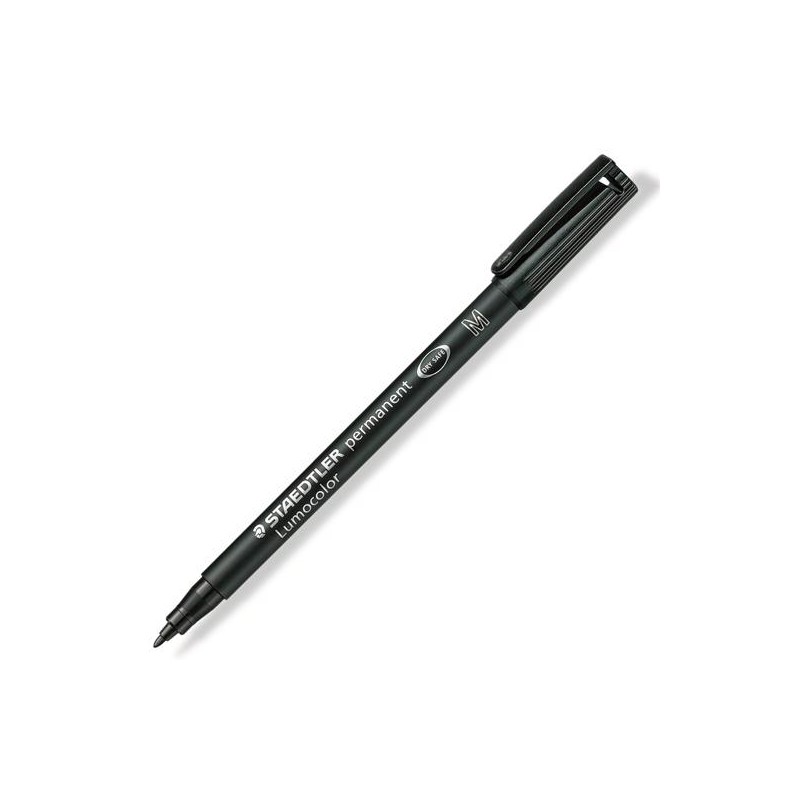 STAEDTLER ROTULADOR PERMANENTE LUMOCOLOR 317-9 M NEGRO