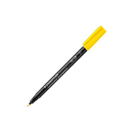 STAEDTLER ROTULADOR PERMANENTE LUMOCOLOR 318 F AMARILLO
