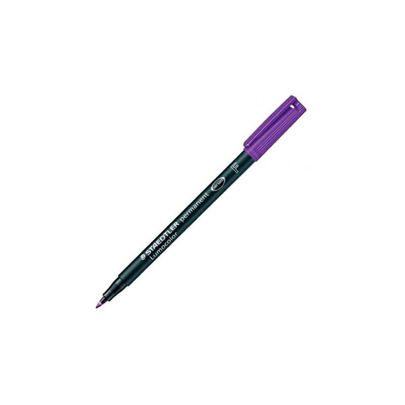 STAEDTLER ROTULADOR PERMANENTE LUMOCOLOR 318 F VIOLETA