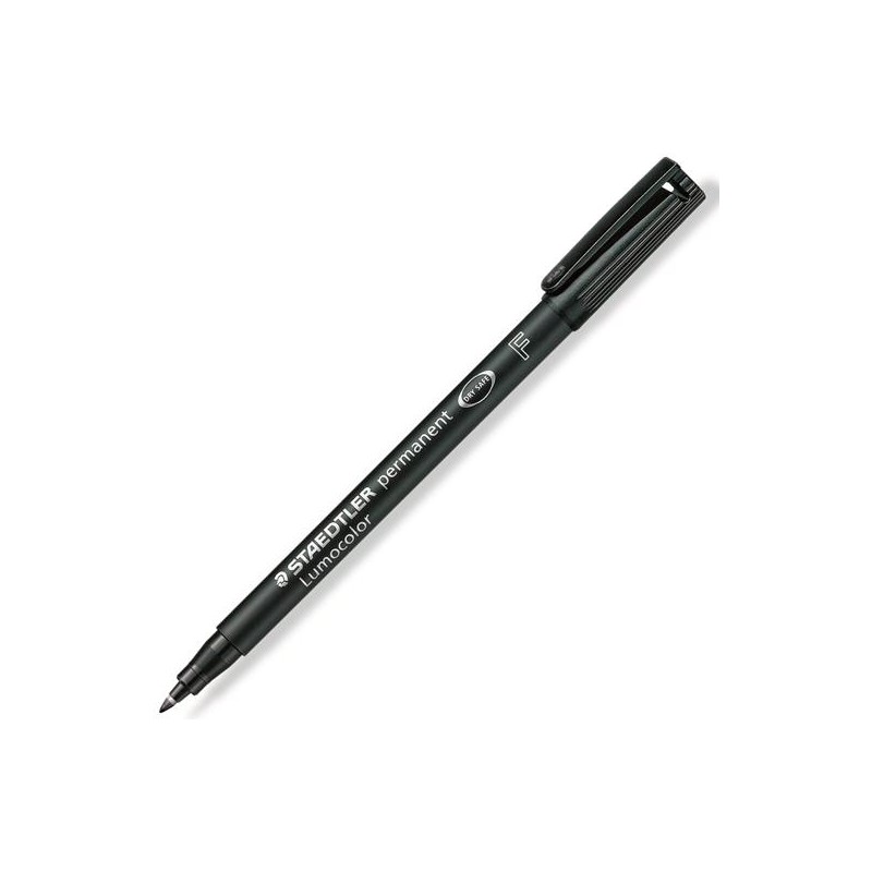 STAEDTLER ROTULADOR PERMANENTE LUMOCOLOR 318-9 F NEGRO