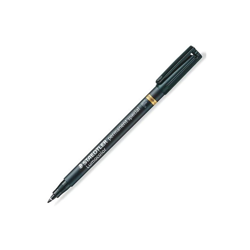 STAEDTLER ROTULADOR ESPECIAL PERMANENTE LUMOCOLOR F NEGRO