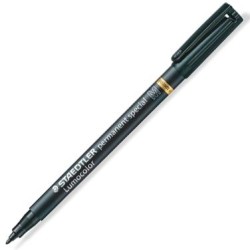 STAEDTLER ROTULADOR ESPECIAL PERMANENTE LUMOCOLOR M NEGRO