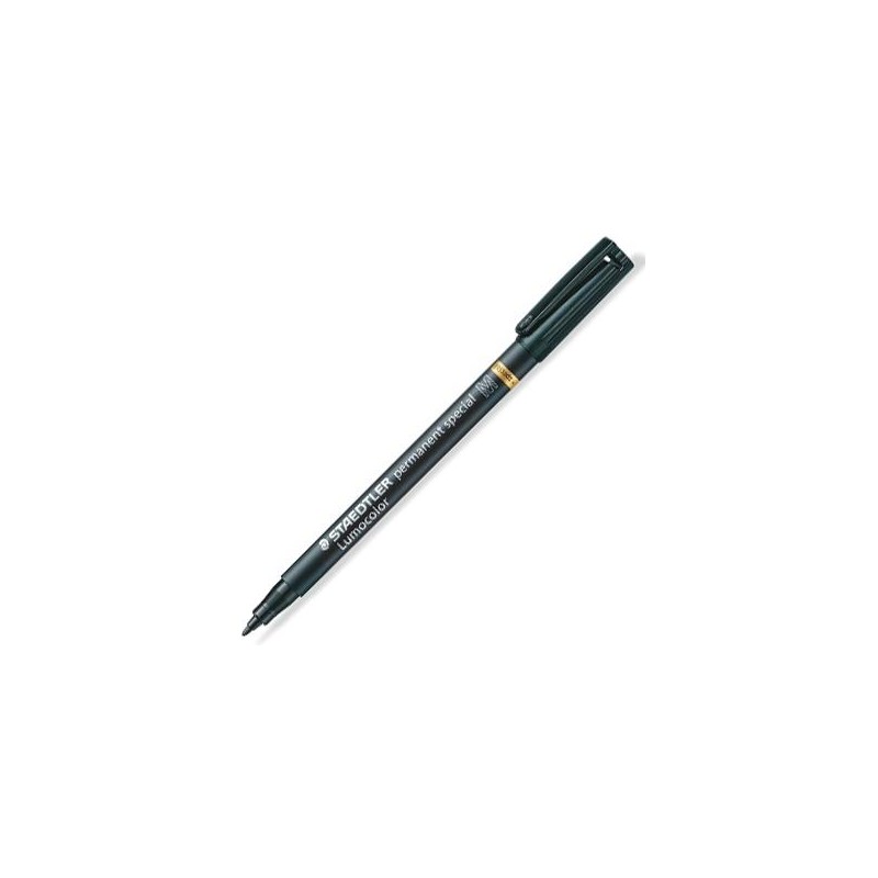 STAEDTLER ROTULADOR ESPECIAL PERMANENTE LUMOCOLOR M NEGRO