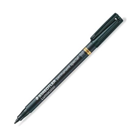 STAEDTLER ROTULADOR ESPECIAL PERMANENTE LUMOCOLOR M NEGRO