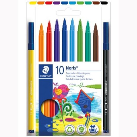 STAEDTLER ROTULADORES NORIS 326 C/SURTIDOS ESTUCHE 10 UD