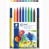 STAEDTLER ROTULADORES NORIS 326 C/SURTIDOS ESTUCHE 10 UD