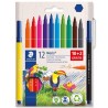 STAEDTLER ROTULADORES NORIS 326 C/SURTIDOS ESTUCHE 10+2 UD DE REGALO