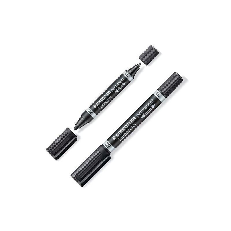 STAEDTLER MARCADOR PERMANENTE LUMOCOLOR 348-9 NEGRO