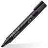 STAEDTLER ROTULADOR PERMANENTE LUMOCOLOR 350 PUNTA BISELADA NEGRO