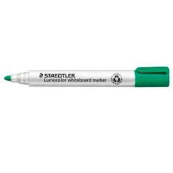 STAEDTLER ROTULADOR PIZARRA-BLANCA LUMOCOLOR 351-5 PUNTA REDONDA VERDE