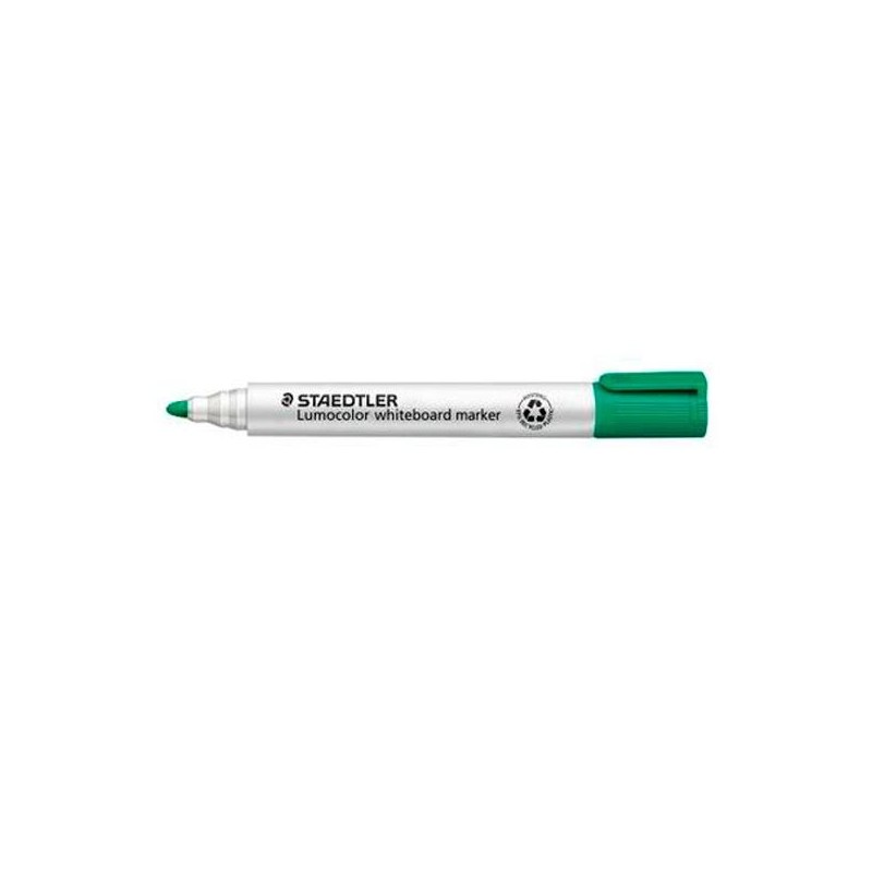 STAEDTLER ROTULADOR PIZARRA-BLANCA LUMOCOLOR 351-5 PUNTA REDONDA VERDE