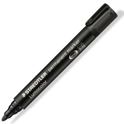 STAEDTLER MARCADOR PERMANENTE LUMOCOLOR 352-9 NEGRO