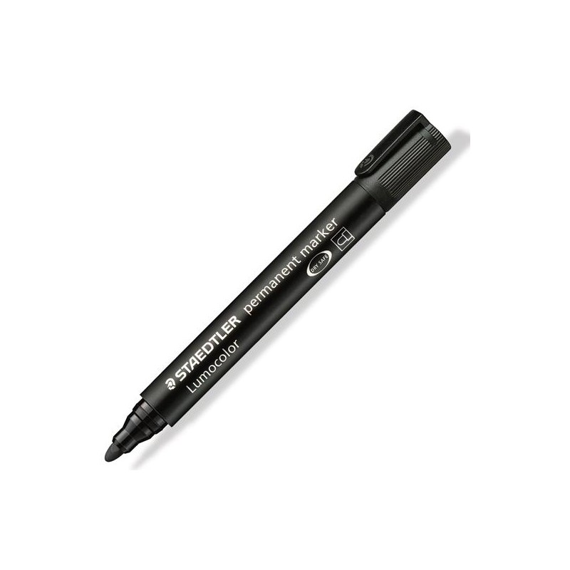 STAEDTLER MARCADOR PERMANENTE LUMOCOLOR 352-9 NEGRO