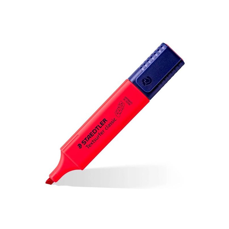 STAEDTLER MARCADOR FLUORESCENTE TEXTSURFER CLASSIC ROJO INTENSO