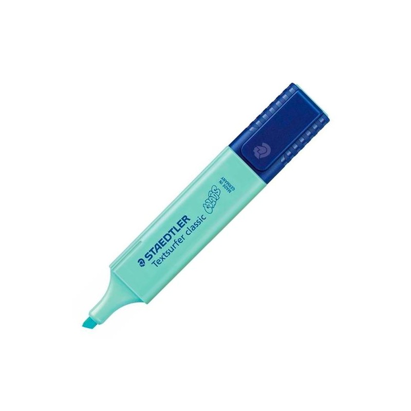 STAEDTLER MARCADOR FLUORESCENTE TEXTSURFER CLASSIC PASTEL AZUL