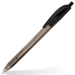 STAEDTLER BOLÍGRAFO RETRÁCTIL BALL 4230 M 1.0MM TRIANGULAR NEGRO CAJA 10 UD