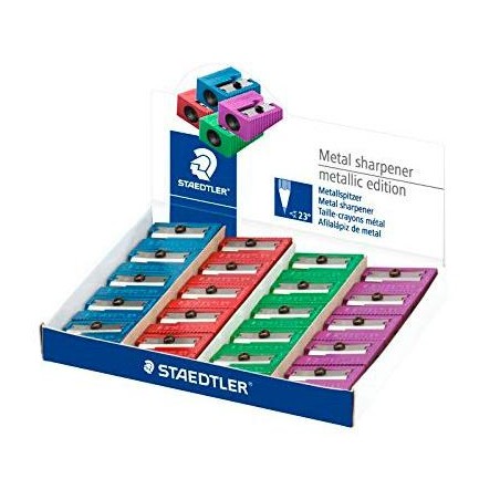 STAEDTLER AFILALÁPICES METÁLICO C/SURTIDOS