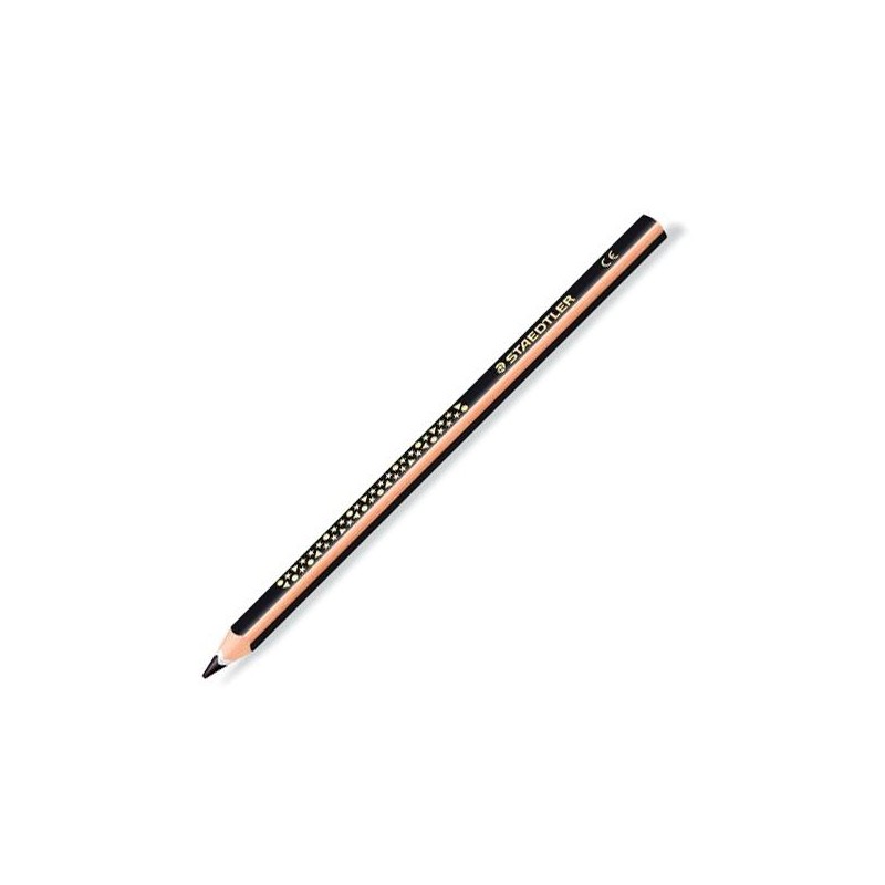 STAEDTLER LÁPICES DE COLORES JUMBO NORIS TRIANGULAR UNICOLOR NEGRO