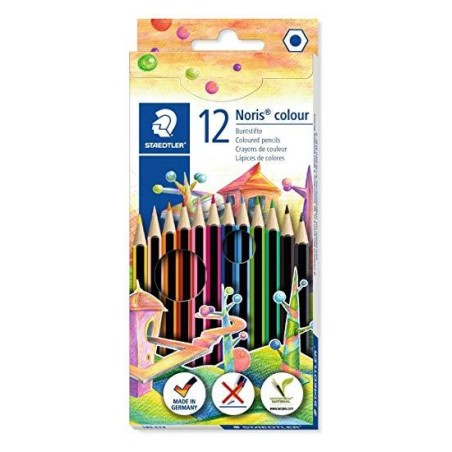 STAEDTLER LÁPIZ NORIS COLOUR WOPEX ECOLÓGICO ESTUCHE DE 12