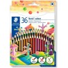 STAEDTLER LÁPICES DE COLORES NORIS COLOUR WOPEX ECOLÓGICO ESTUCHE 36U
