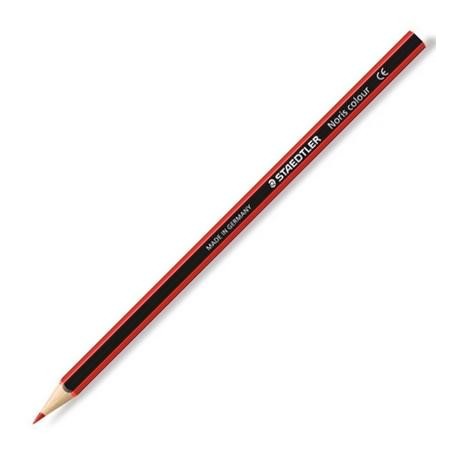 STAEDTLER LÁPICES DE COLORES NORIS COLOUR MADERA WOPEX ECOLÓGICA ROJO CLARO