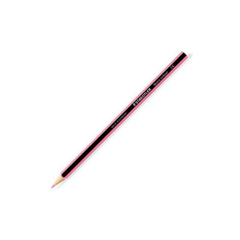 STAEDTLER LÁPICES DE COLORES NORIS COLOUR MADERA WOPEX ECOLÓGICA ROSA