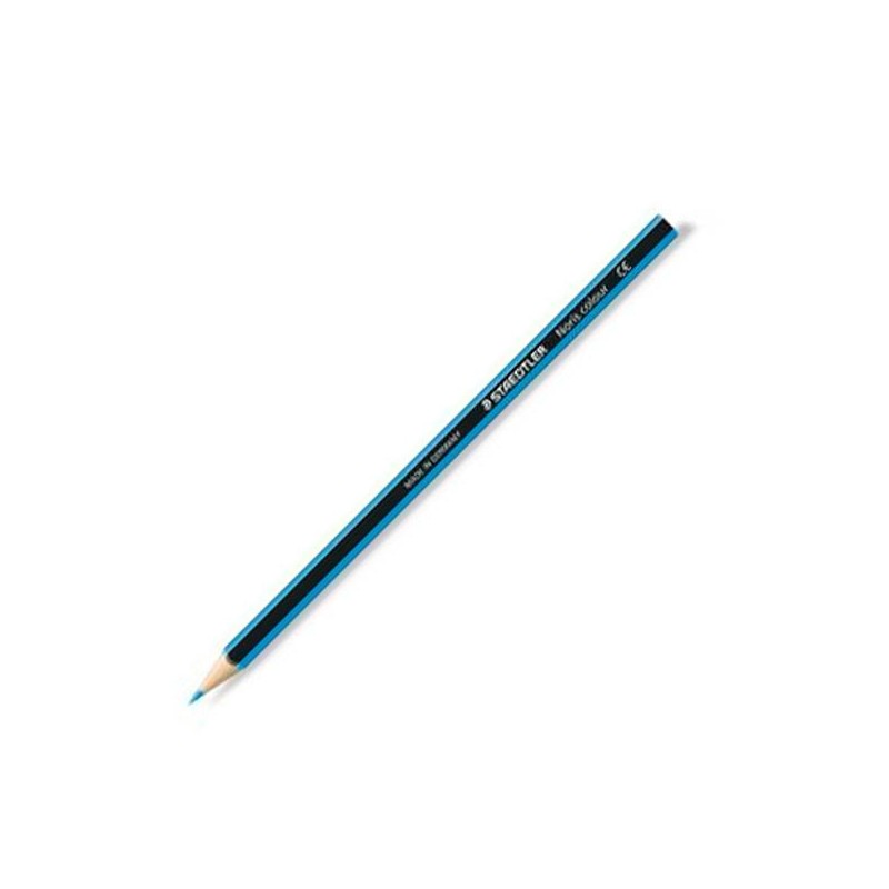 STAEDTLER LÁPICES DE COLORES NORIS COLOUR MADERA WOPEX ECOLÓGICA AZUL CLARO
