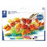 STAEDTLER CERAS BLANDAS PASTELES AL ÓLEO 70MM COLORES SURTIDOS ESTUCHE 36 UD