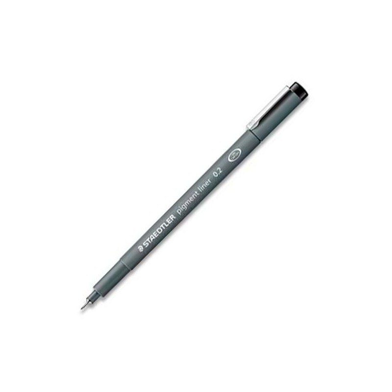 STAEDTLER ROTULADOR CALIBRADO PIGMENT LINER 0.2MM NEGRO