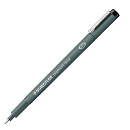 STAEDTLER ROTULADOR CALIBRADO PIGMENT LINER 0.8MM NEGRO