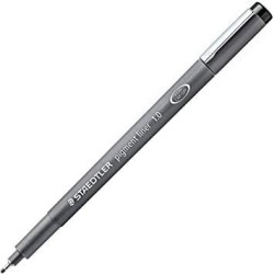STAEDTLER ROTULADOR CALIBRADO PIGMENT LINER 1.0MM NEGRO