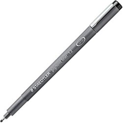 STAEDTLER ROTULADOR CALIBRADO PIGMENT LINER 1.2MM NEGRO