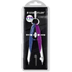 STAEDTLER COMPÁS METÁLICO DE PRECISIÓN MARS CON AJUSTE POR RUEDA AZUL/BAYAS SILVESTRES