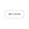 SWING ETIQUETAS ADHESIVAS PERMANENTE OPEN PARA PRECIOS 26X12MM ROLLO 1500 BLANCO