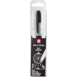 TALENS SAKURA BOLÍGRAFOS GELLY ROLL MIXED ESTUCHE DE 3 TRANSPARENTE/NEGRO/BLANCO