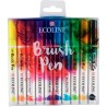 TALENS ECOLINE ROTULADORES BRUSH PEN PUNTA PINCEL C/SURTIDOS ESTUCHE 10 UD