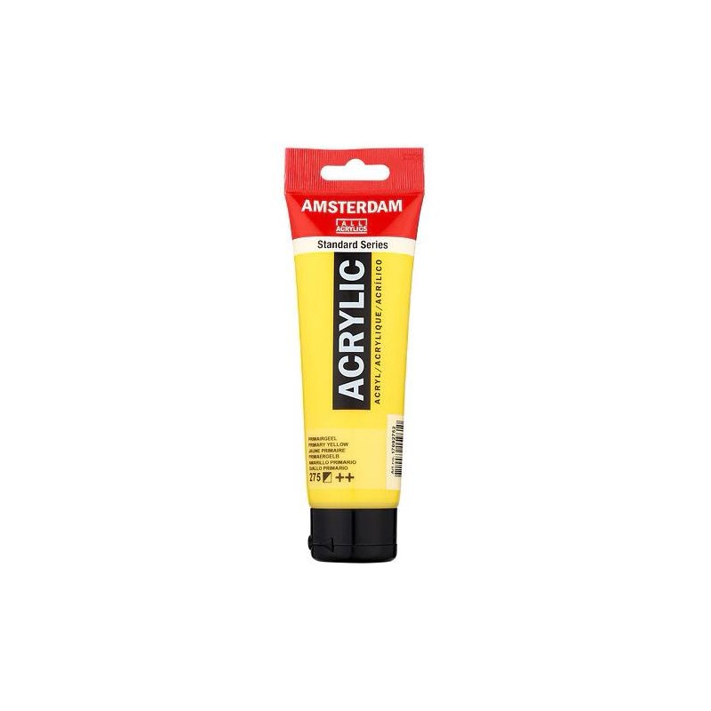 TALENS AMSTERDAM STANDARD SERIES COLORES ACRÍLICOS TUBO 120ML AMARILLO PRIMARIO