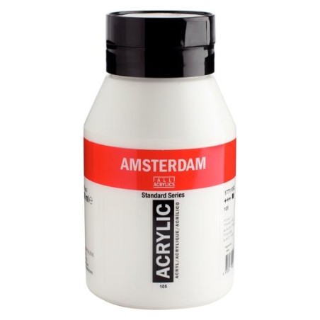 TALENS AMSTERDAM STANDARD SERIES COLORES ACRÍLICOS BOTE 1000ML BLANCO DE TITANIO