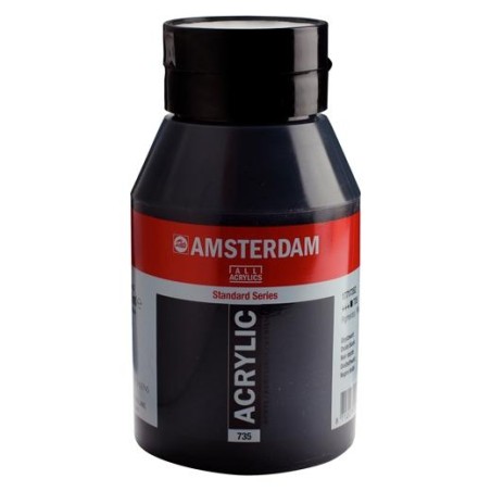TALENS AMSTERDAM STANDARD SERIES COLORES ACRÍLICOS BOTE 1000ML NEGRO ÓXIDO