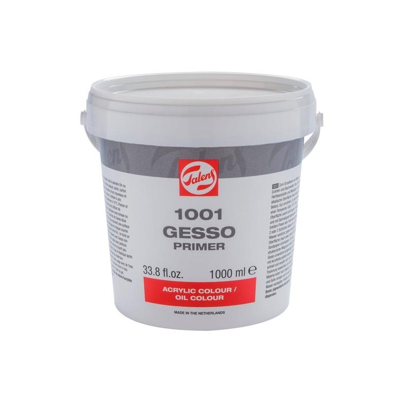 TALENS PINTURA ACRÍLICA GESSO PRIMER 1001 PARA IMPRIMACIÓN BOTE 1000ML